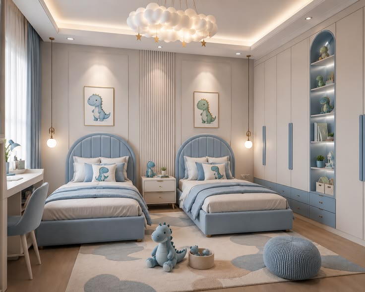 Tổng hợp các mẫu giường đôi cho bé trai đẹp, công năng dẫn đầu năm 2026 Giường đôi cho bé trai