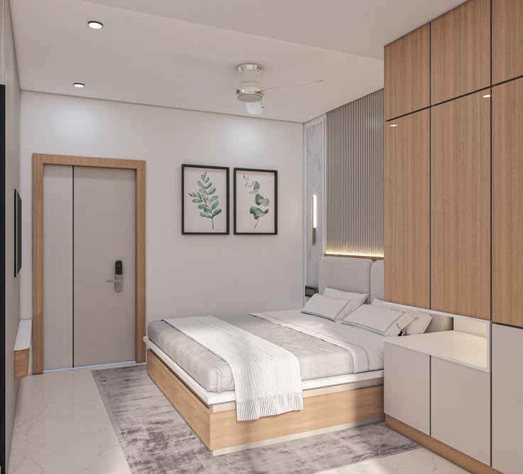 Giường ngủ bằng gỗ công nghiệp 