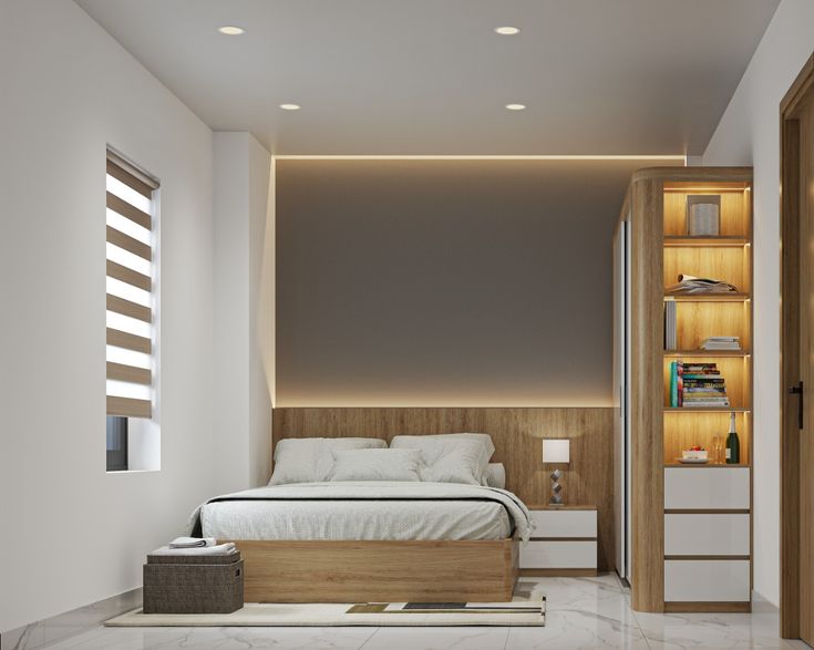 Giường ngủ bằng gỗ công nghiệp 