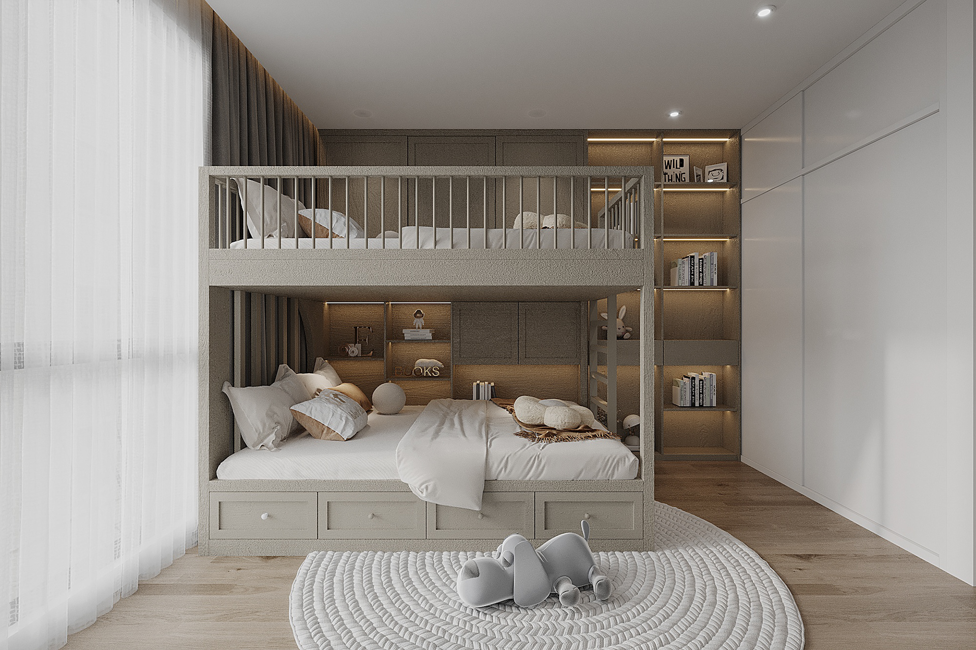 Bộ giường tầng GT005 Bộ giường tầng GT005