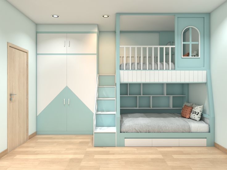Giường tầng bằng gỗ công nghiệp