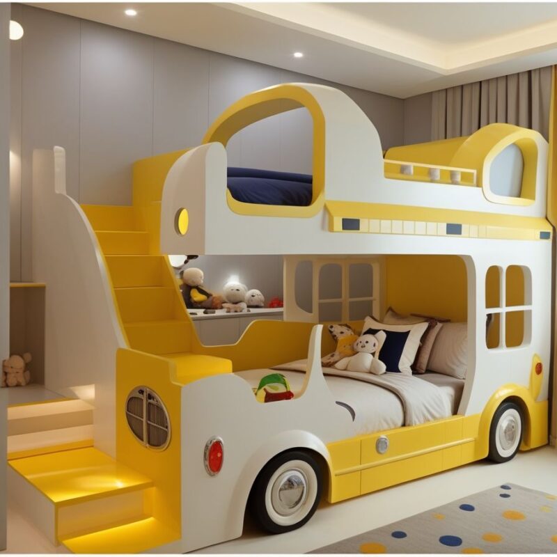 Tổng hợp các mẫu giường tầng cho bé trai tiện nghi, hiện đại nhất năm 2026 Giường tầng cho bé trai