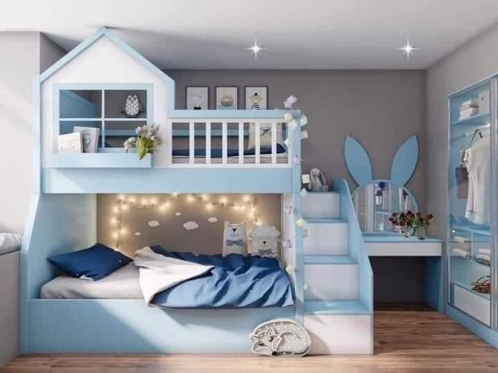 Tổng hợp các mẫu giường tầng cho bé trai tiện nghi, hiện đại nhất năm 2026 Giường tầng cho bé trai