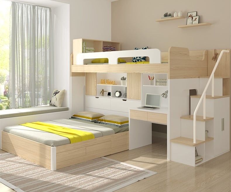 Tổng hợp các mẫu giường tầng đơn giản nhưng hiện đại năm 2026 Giường tầng đơn giản