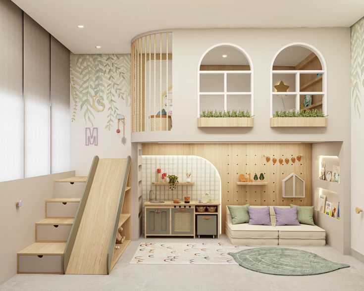 Giường tầng gỗ công nghiệp MDF