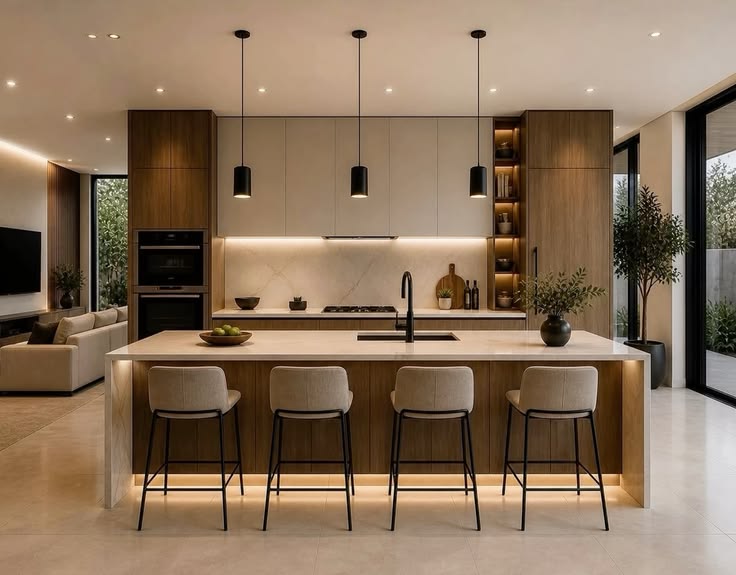 Top 20++ mẫu không gian bếp hiện đại sang trọng phổ biến hiện nay Không gian bếp hiện đại