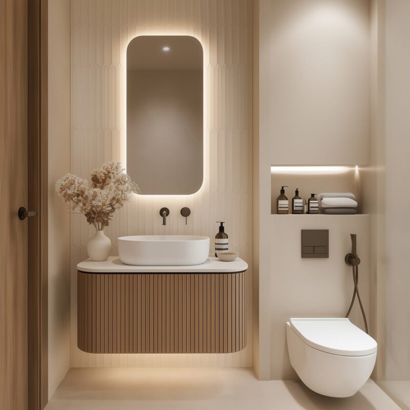 Lỗi phong thuỷ khi đặt tủ lavabo
