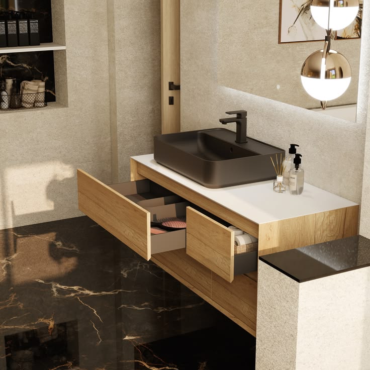 Lỗi phong thuỷ khi đặt tủ lavabo