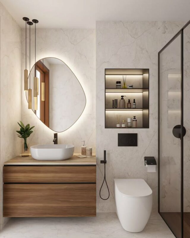 Lỗi phong thuỷ khi đặt tủ lavabo