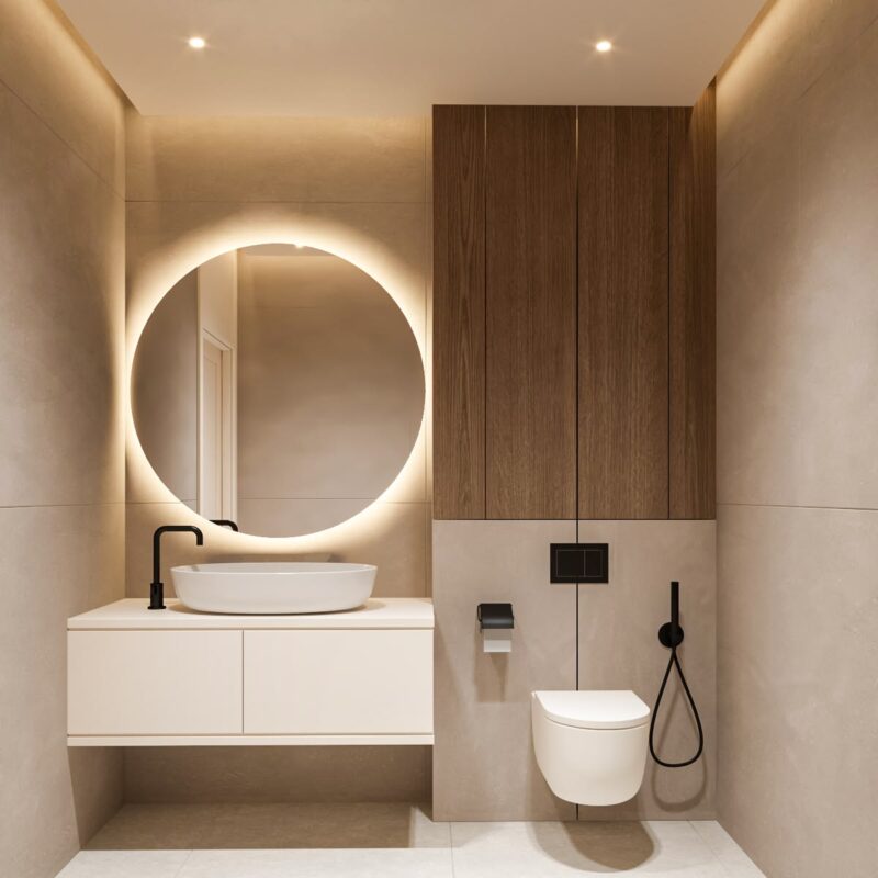 Lỗi phong thuỷ khi đặt tủ lavabo