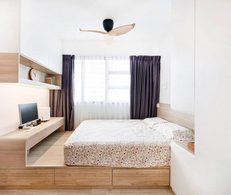 Mẫu giường bục 