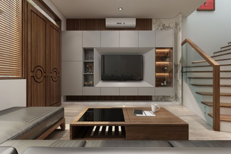 25++ mẫu kệ tivi kết hợp với tủ trang trí đẹp hiện đại nhất năm 2026 Mẫu kệ tivi kết hợp với tủ trang trí