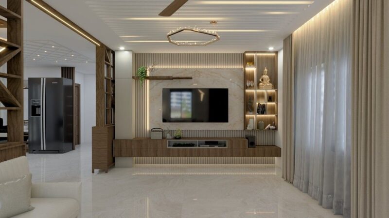 25++ mẫu kệ tivi kết hợp với tủ trang trí đẹp hiện đại nhất năm 2026 Mẫu kệ tivi kết hợp với tủ trang trí