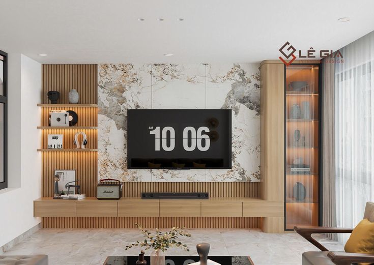50++ mẫu kệ tivi treo tường hiện đại, sang trọng nhất hiện nay Mẫu kệ tivi treo tường