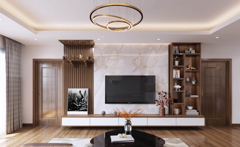 50++ mẫu kệ tivi treo tường hiện đại, sang trọng nhất hiện nay Mẫu kệ tivi treo tường