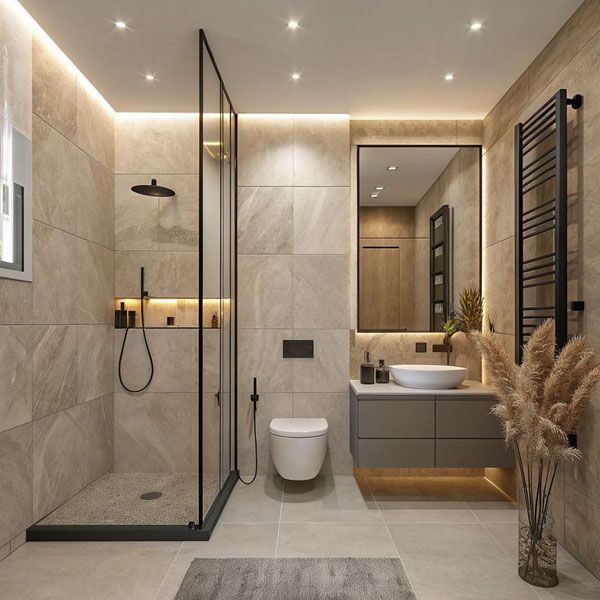 30++ mẫu nội thất nhà vệ sinh đẹp, hiện đại dẫn đầu xu hướng 2026 Mẫu nội thất nhà vệ sinh