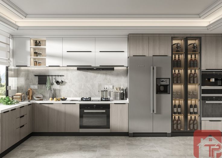 45++ mẫu phòng bếp 12m2 hiện đại và đầy đủ tiện nghi Mẫu phòng bếp 12m2