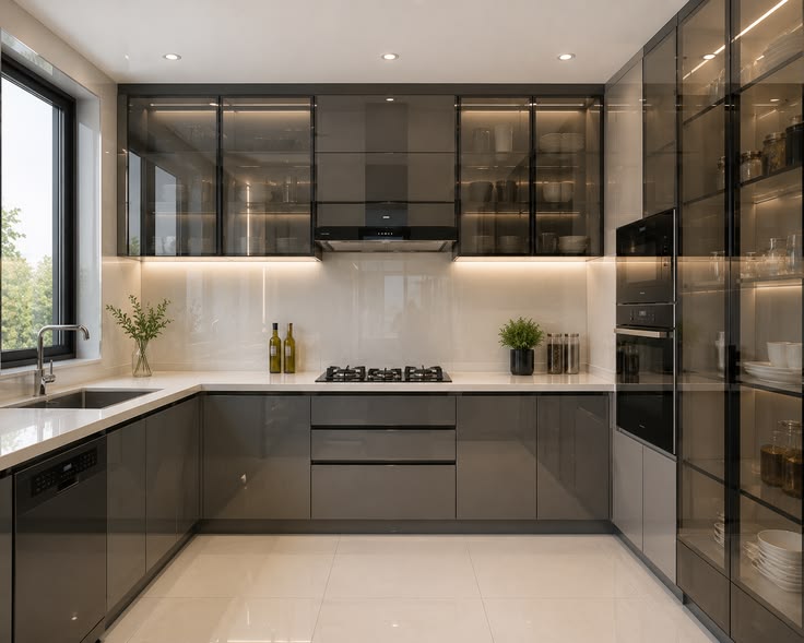 45++ mẫu phòng bếp 12m2 hiện đại và đầy đủ tiện nghi Mẫu phòng bếp 12m2