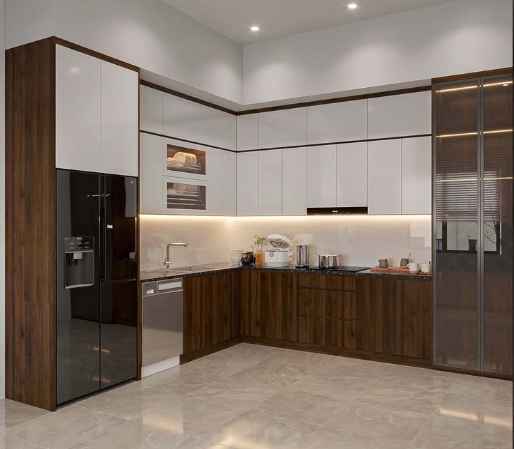 45++ mẫu phòng bếp 12m2 hiện đại và đầy đủ tiện nghi Mẫu phòng bếp 12m2
