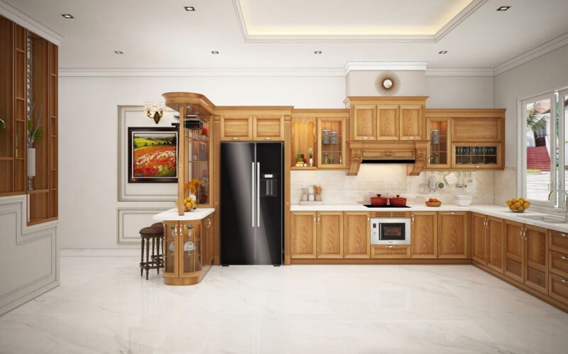 Tổng hợp 50++mẫu phòng bếp 25m2 hiện đại sang trọng nhất hiện nay Mẫu phòng bếp 25m2