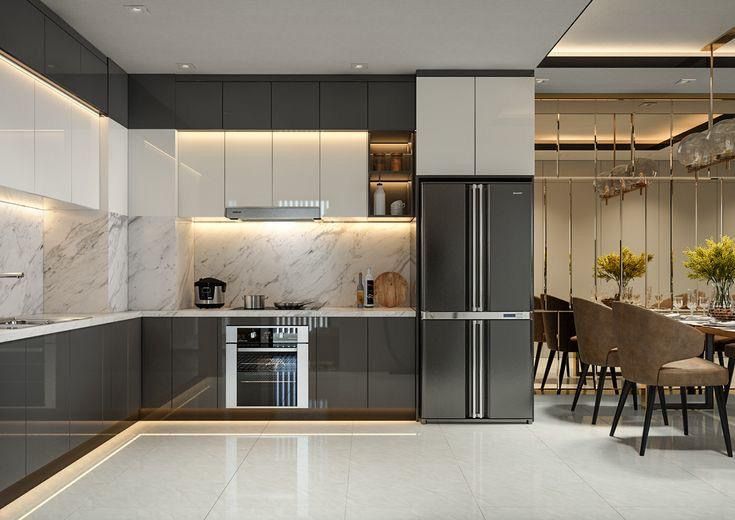 Tổng hợp 50++mẫu phòng bếp 25m2 hiện đại sang trọng nhất hiện nay Mẫu phòng bếp 25m2