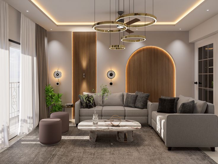 Mẫu phòng khách 18m2