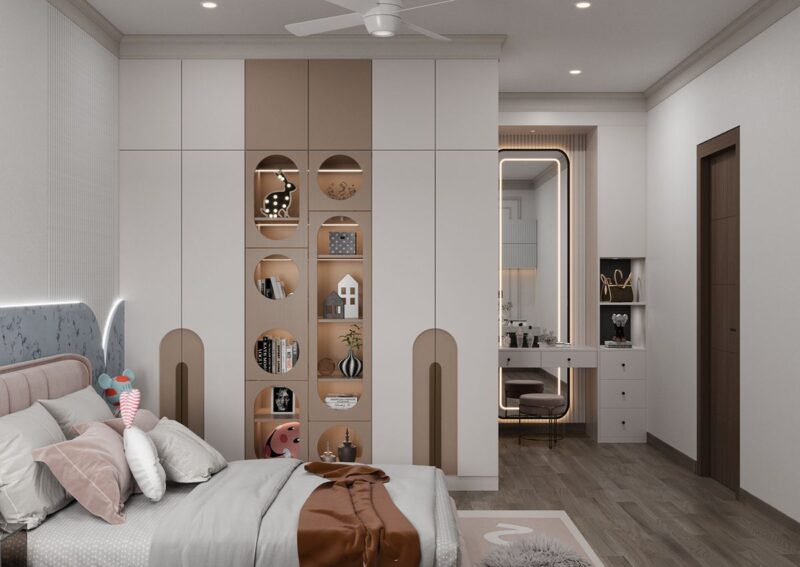 Mẫu phòng ngủ cho bé 15m2 
