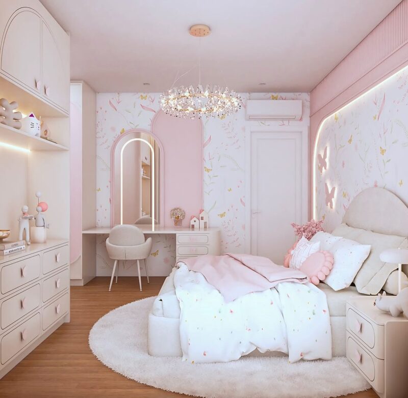 Mẫu phòng ngủ cho bé gái 15
