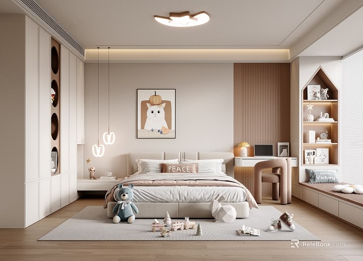 Mẫu phòng ngủ cho bé gái 15 tuổi