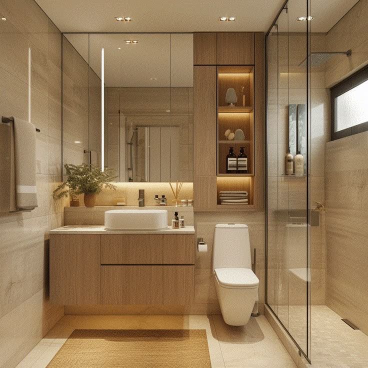 Tổng hợp 40++ mẫu tủ Lavabo bằng gỗ công nghiệp phổ biến hiện nay Mẫu tủ Lavabo bằng gỗ công nghiệp