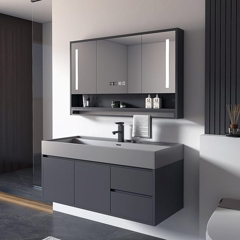 Tổng hợp 50++mẫu tủ Lavabo đẹp, hiện đại nhất năm 2026 Mẫu tủ Lavabo đẹp