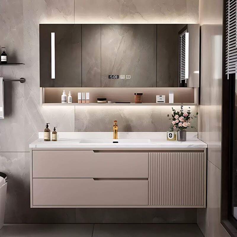 Tổng hợp 50++mẫu tủ Lavabo đẹp, hiện đại nhất năm 2026 Mẫu tủ Lavabo đẹp