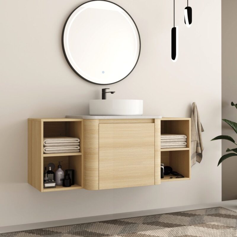 Mẫu tủ lavabo treo tường