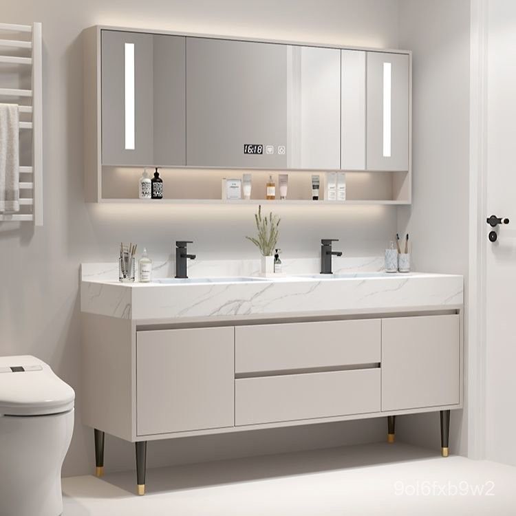 Mẫu tủ lavabo treo tường