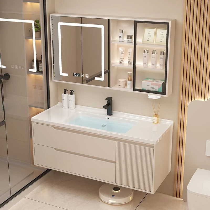 Mẫu tủ lavabo treo tường