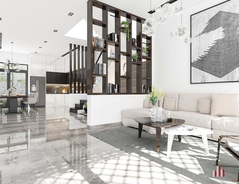30++ Mẫu vách ngăn phòng khách hiện đại dẫn đầu xu hướng năm 2026 Mẫu vách ngăn phòng khách