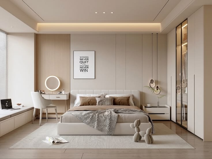 Phòng ngủ vợ chồng 18m2