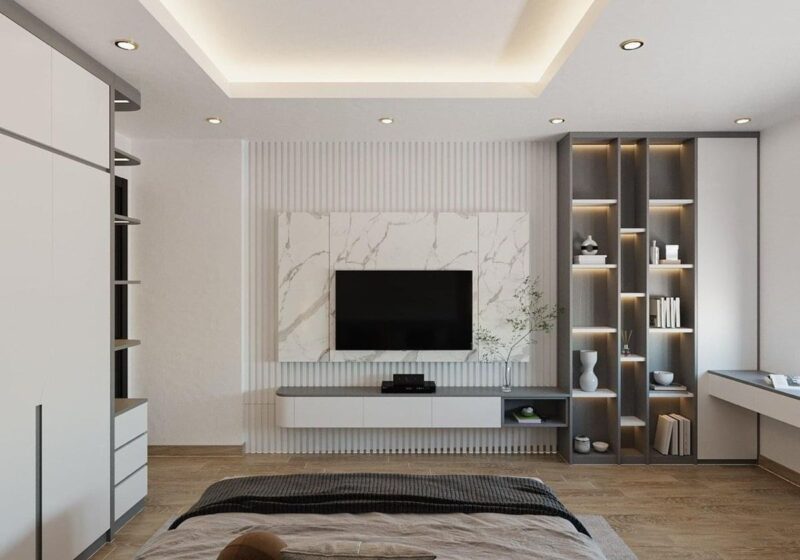 Phòng ngủ vợ chồng 18m2