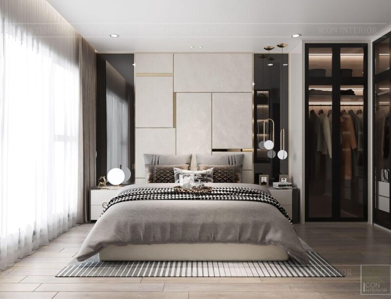 Phòng ngủ vợ chồng 18m2