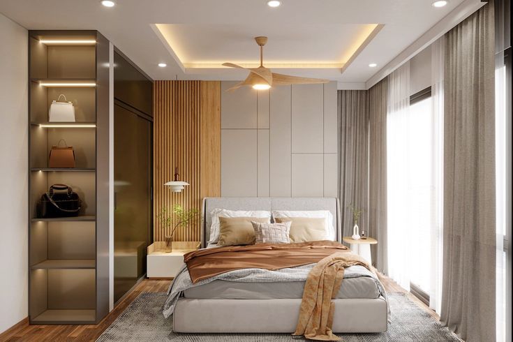 Phòng ngủ vợ chồng 18m2