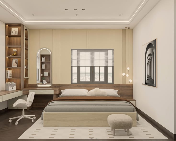 Phòng ngủ vợ chồng 18m2