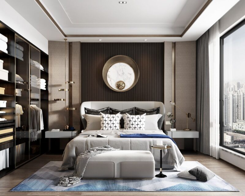 Phòng ngủ vợ chồng 18m2