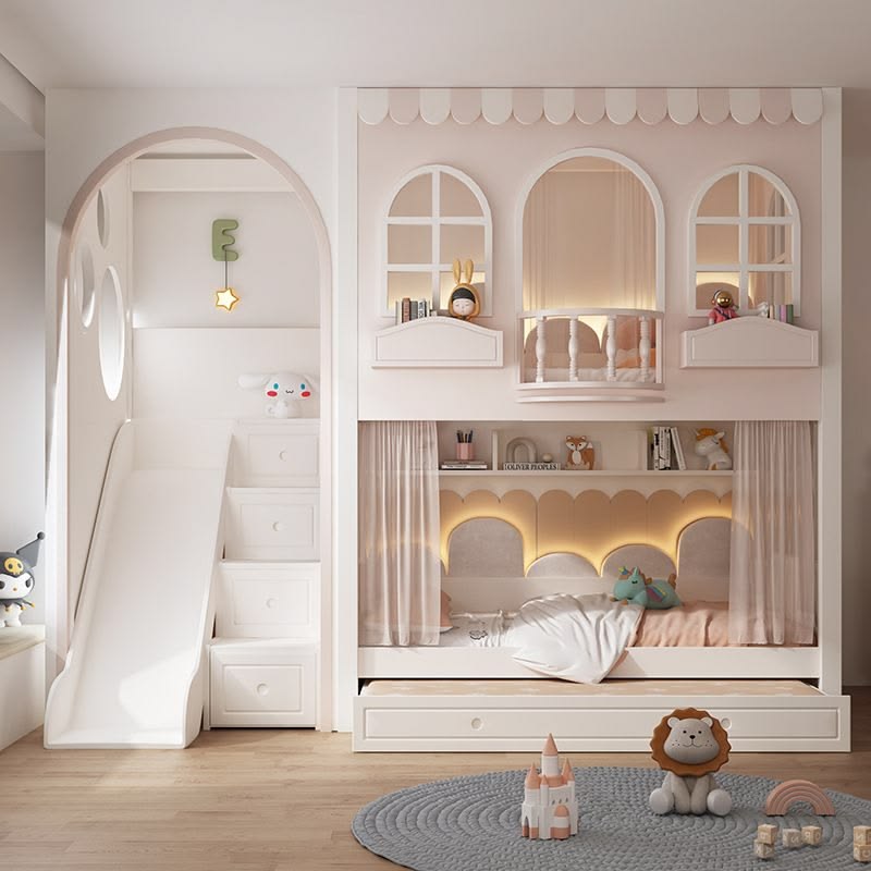 Kinh nghiệm khi thiết kế giường tầng cho bé an toàn và công năng Thiết kế giường tầng cho bé