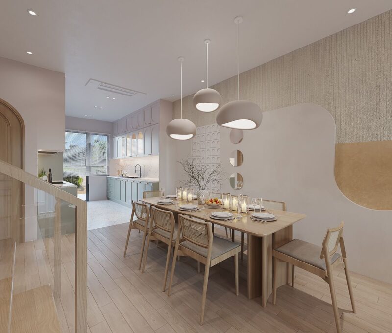 Thiết kế nội thất nhà phố 