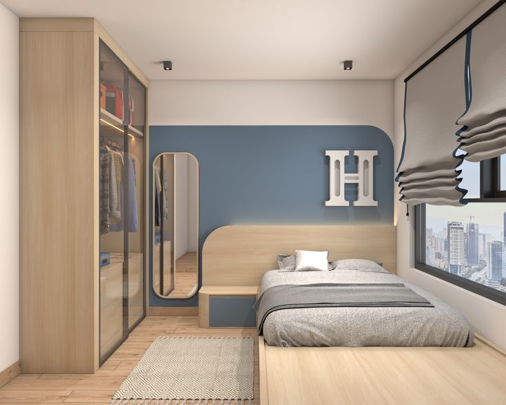 Thiết kế nội thất phòng ngủ 13m2