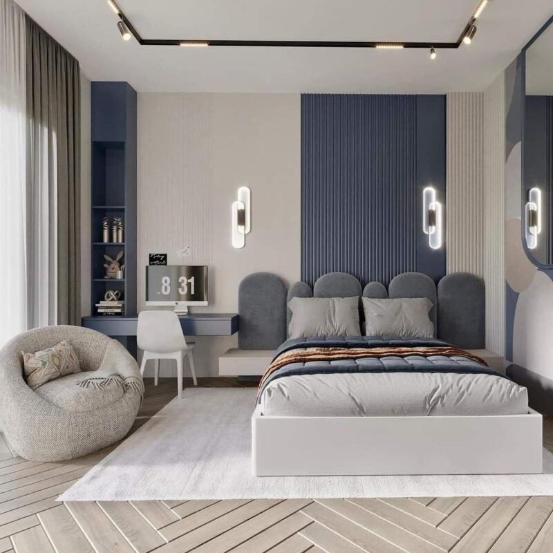 Thiết kế nội thất phòng ngủ 13m2