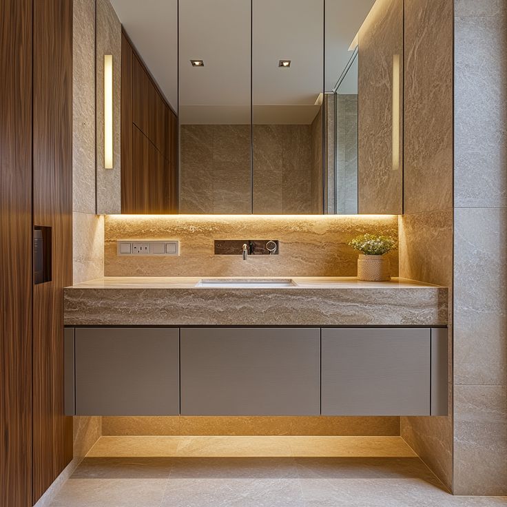 Tủ lavabo được làm bằng vật liệu gì