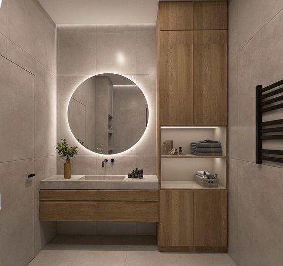 Tủ lavabo được làm bằng vật liệu gì