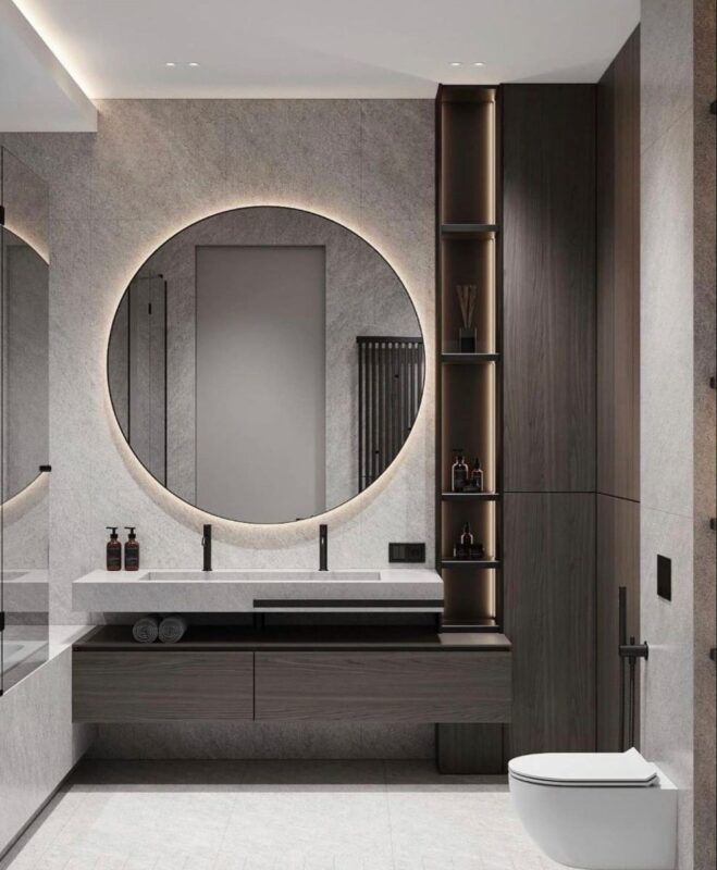 Tủ lavabo được làm bằng vật liệu gì