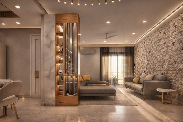 Vách ngăn gỗ công nghiệp 